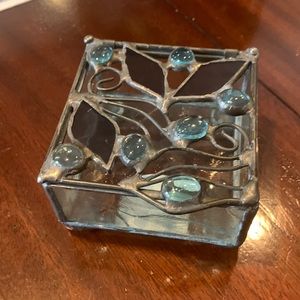 Stained Glass Trinket Box
